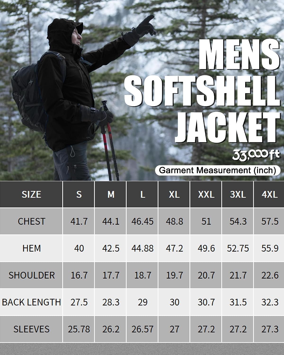 Thumbnail 5 de 33,000ft Men's Softshell Jacket