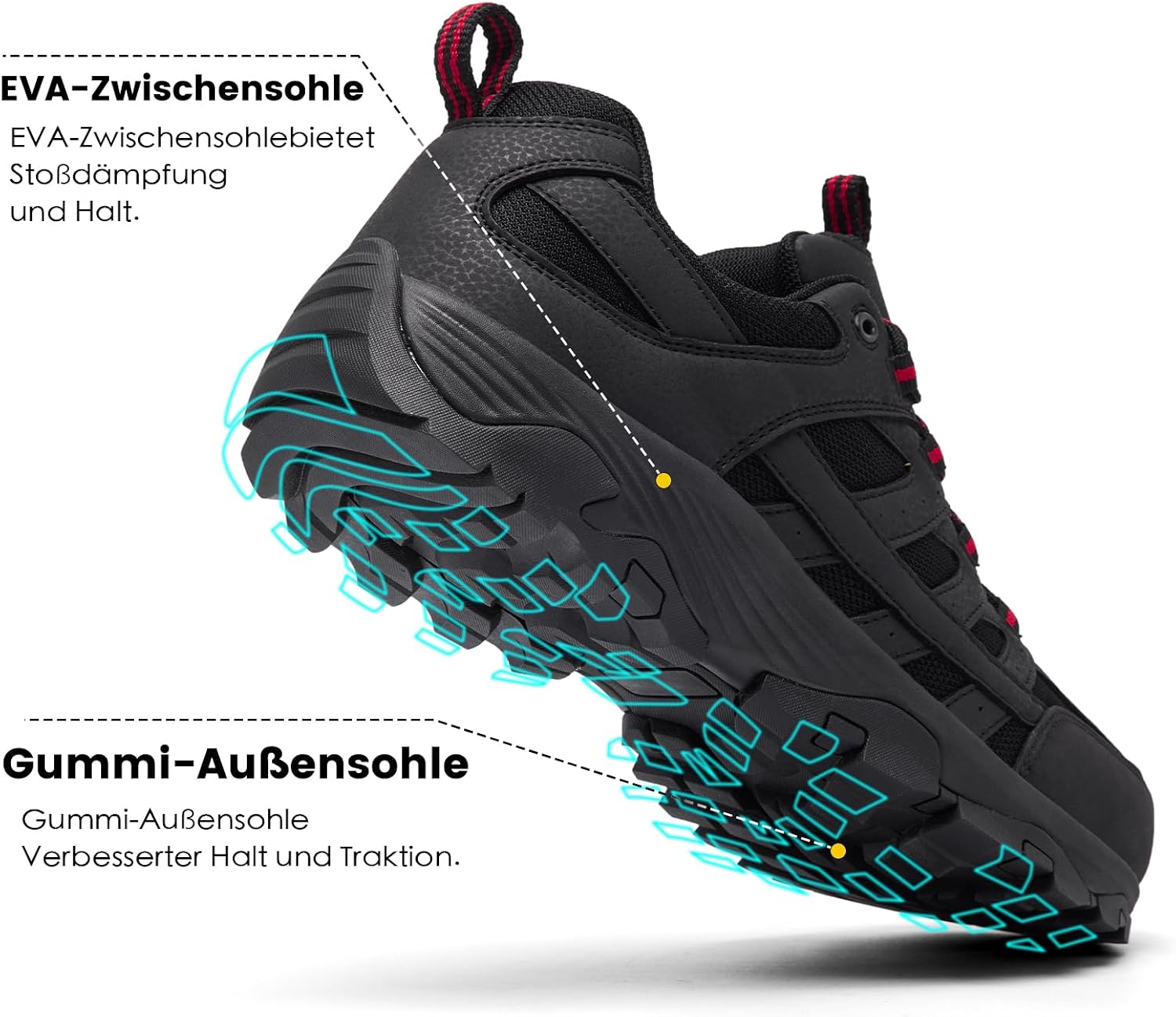 Thumbnail 3 de SHULOOK Herren Wanderschuhe Wasserdicht Trekking