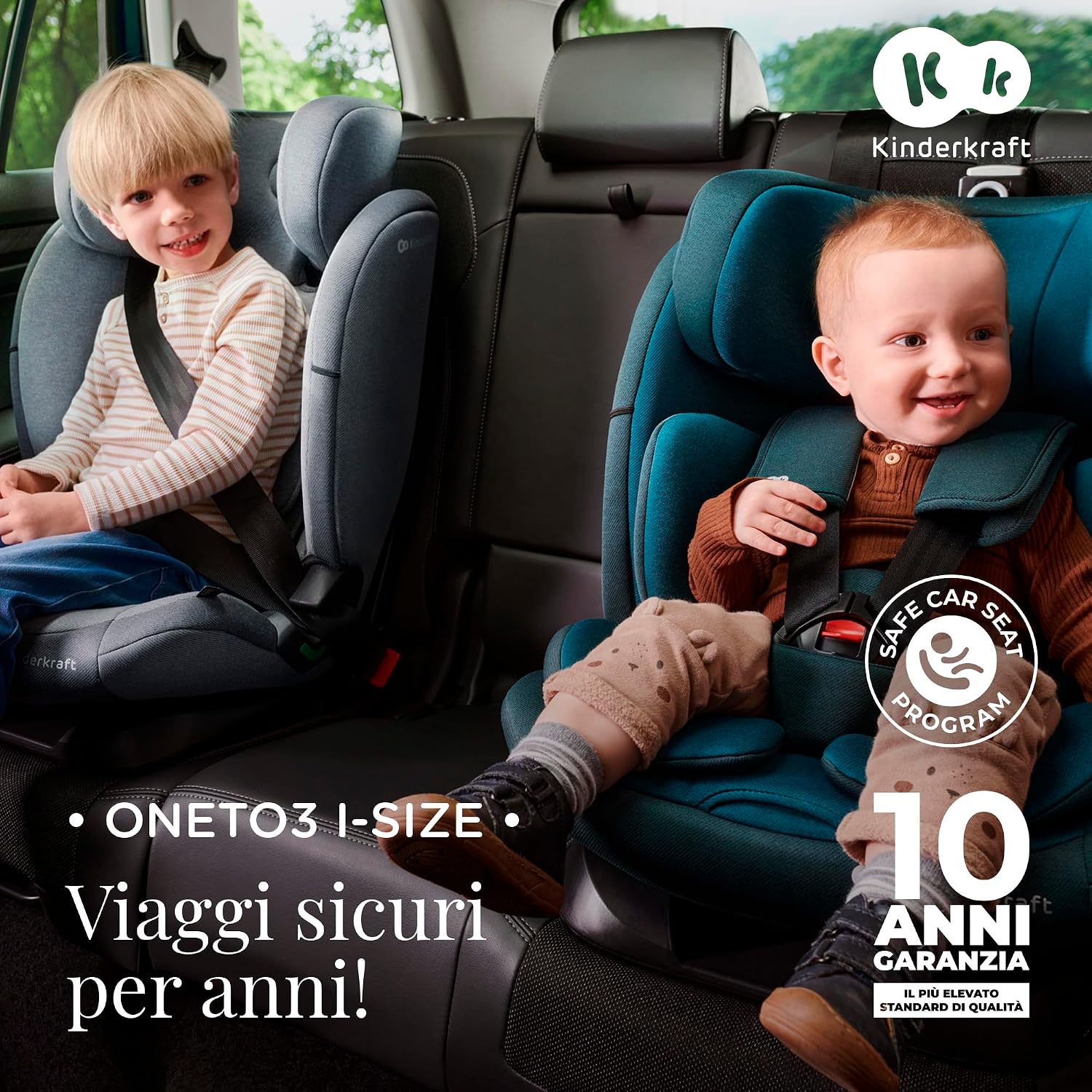Detalle 2 de Kinderkraft ONETO3 I-SIZE seggiolino auto 9-36 kg 👶