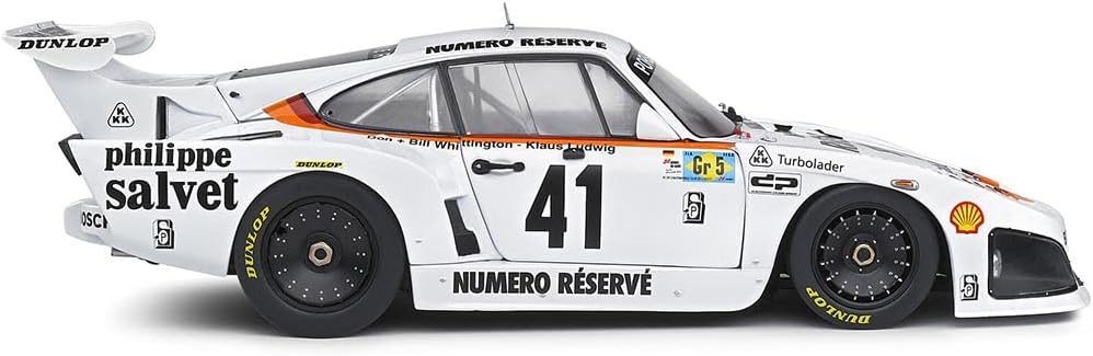 Detalle 2 de Solido SOL1805404 Porsche 935 Mobydick 1:18 – metalowy model kolekcjonerski