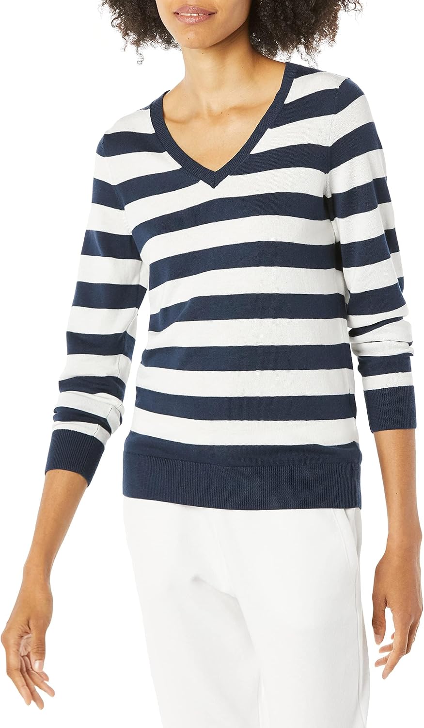 Detalle de Amazon Essentials V-Neck Sweater for Everyday