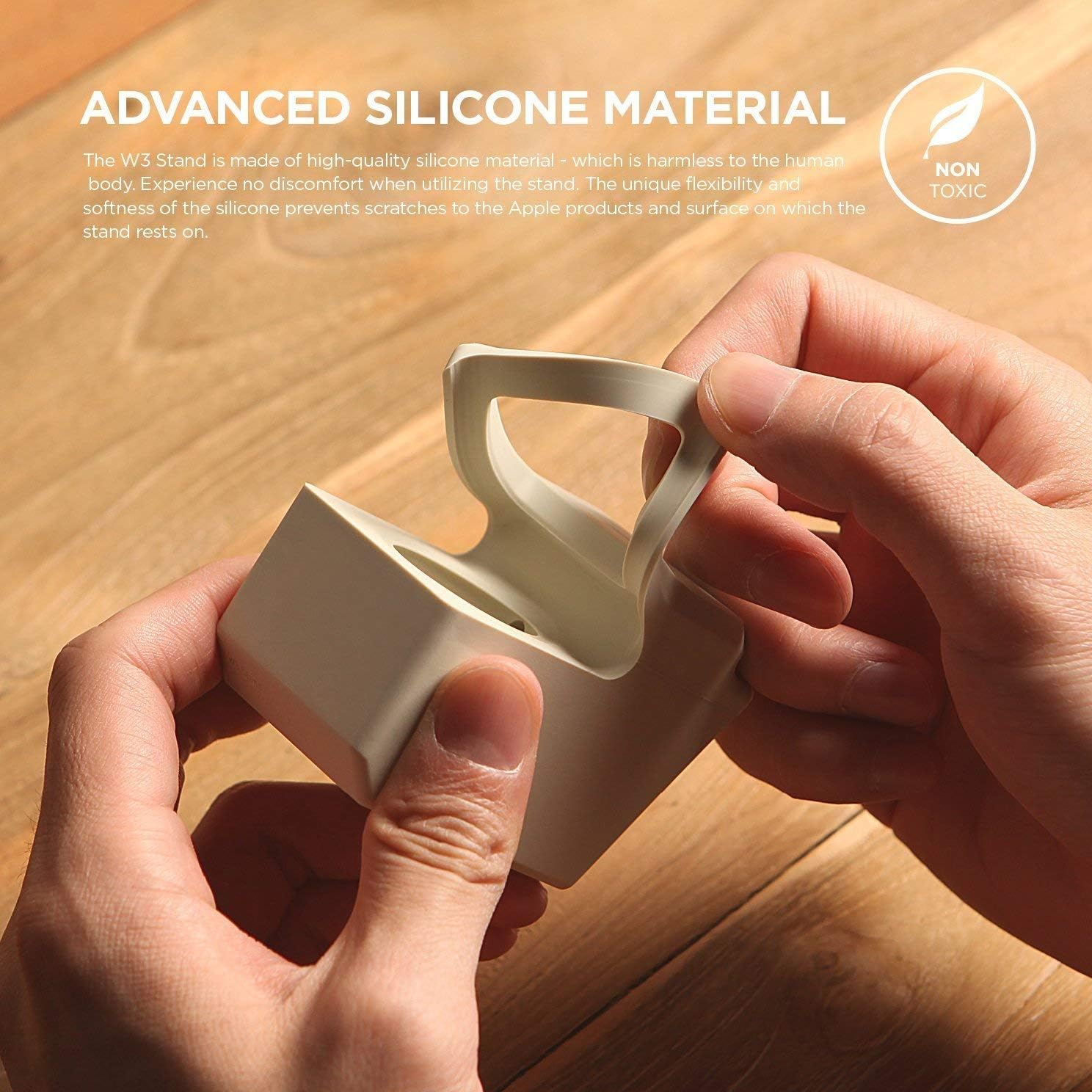 Thumbnail 5 de elago W3 Stand for Apple Watch Nightstand Mode (Black) – Classic monitor design for 46mm to 38mm