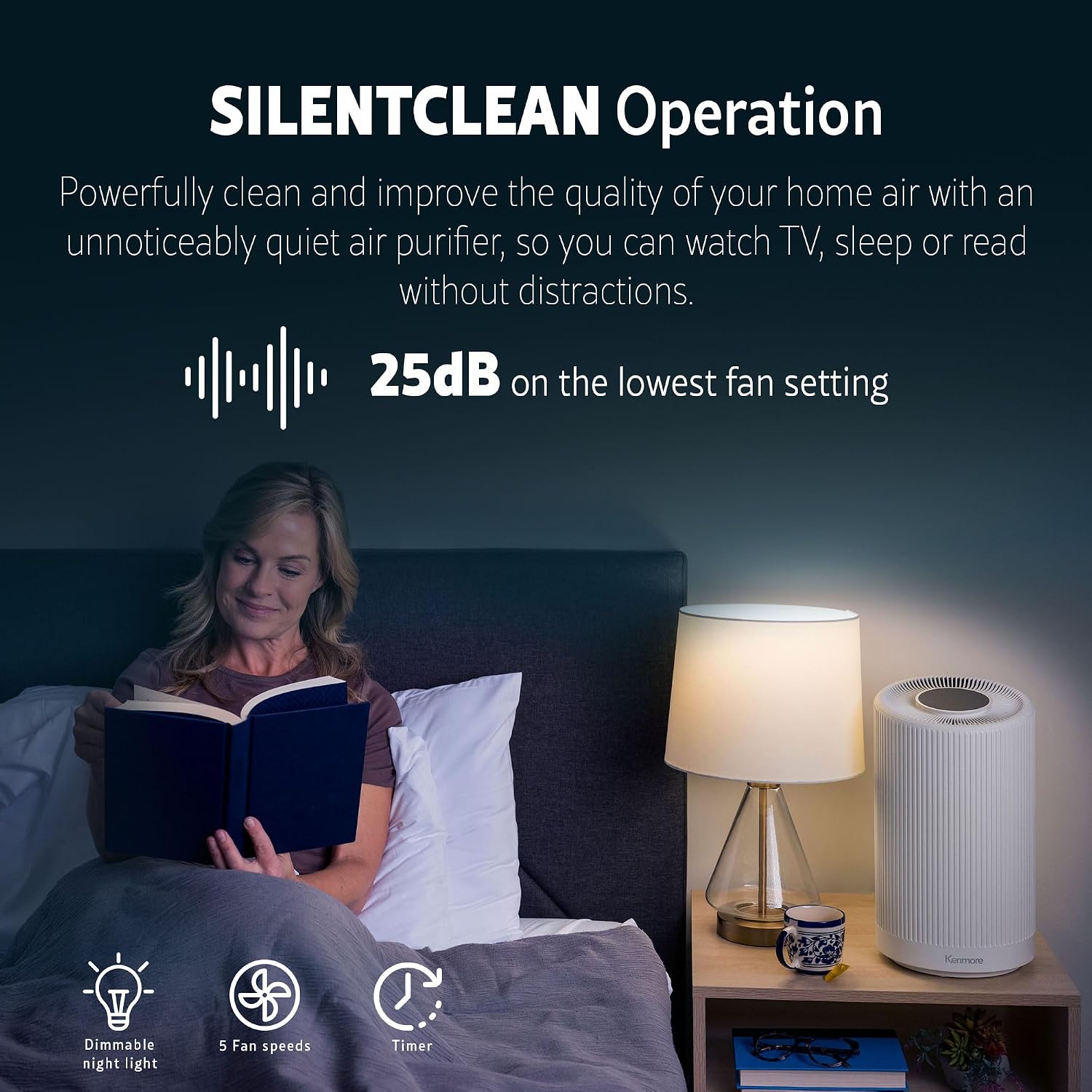Detalle 2 de Kenmore PM1005 Air Purifier 850 sq ft 🌬