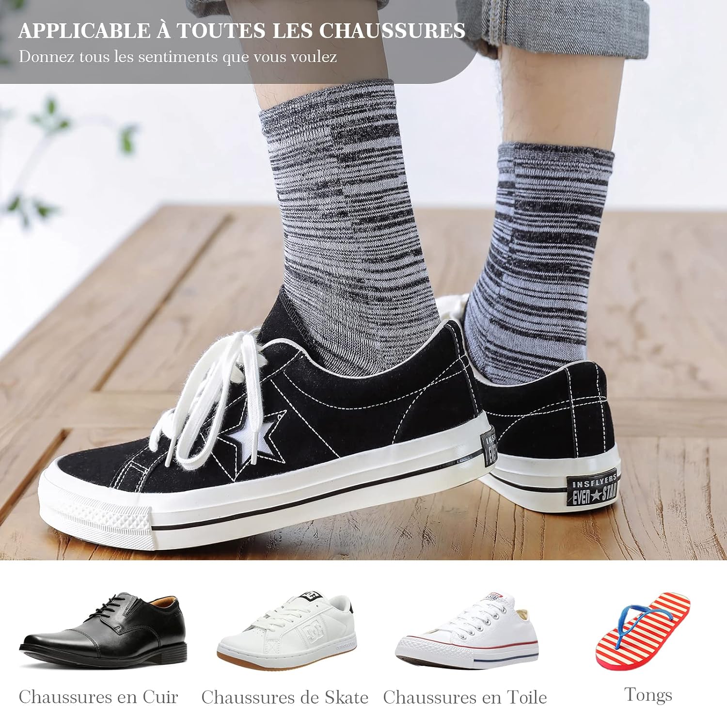 Thumbnail 4 de PUTUO Japonaise Tabi 2 doigts pour homme 40-45