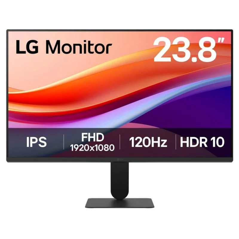 Detalle de LG 24U411A-B: Monitor IPS 23.8" FullHD 120 Hz con HDR10 y diseño Bezeless