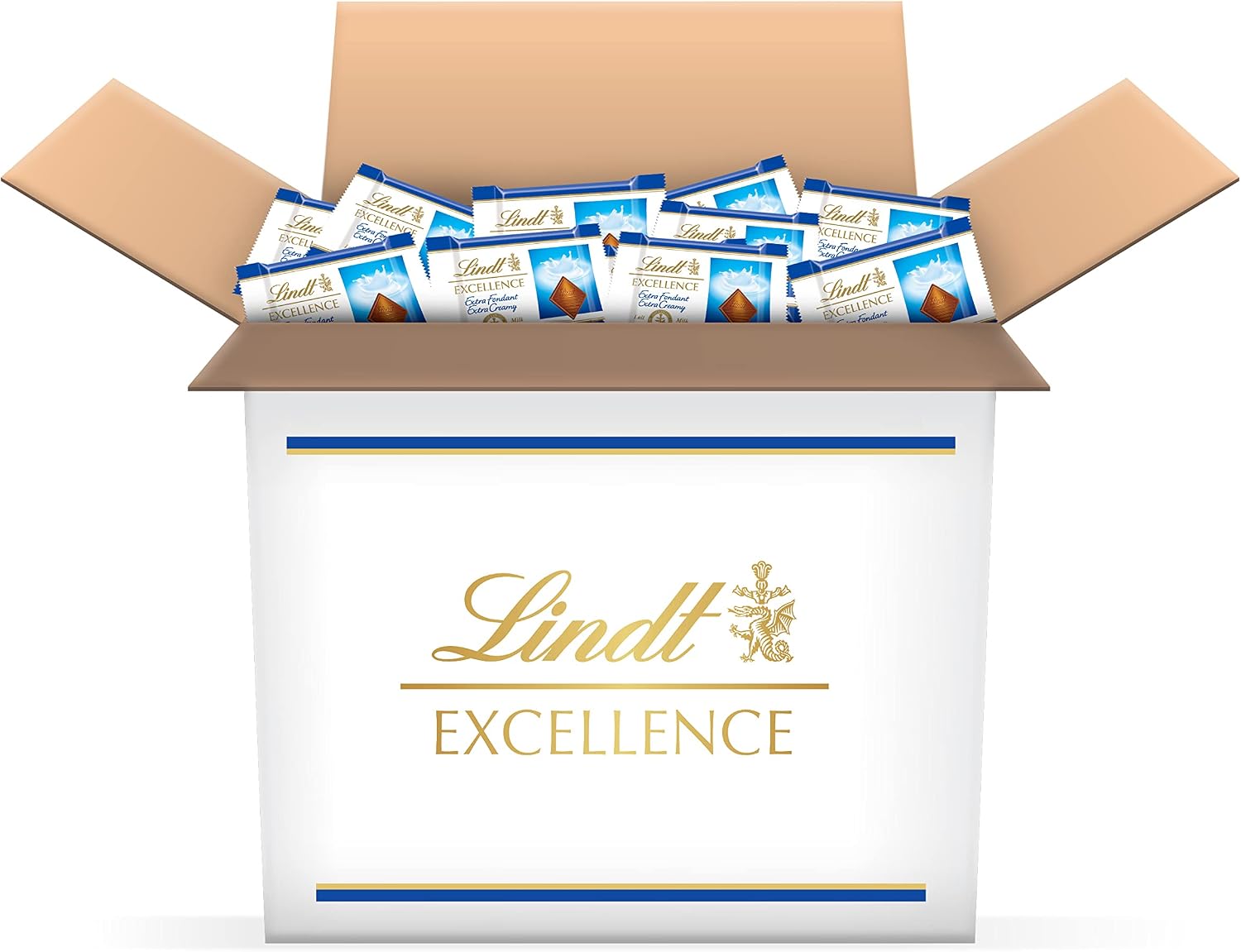 Detalle de Lindt Mini Carrés EXCELLENCE 1,1 kg 🍫
