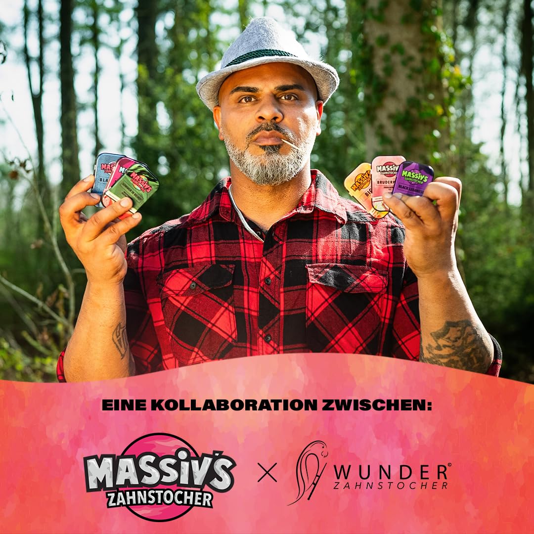 Thumbnail 5 de Massiv’s Zahnstocher NIGHTKILLER Berrymix Ice – 100 aromatisierte Zahnstocher in stylischer Metalldose