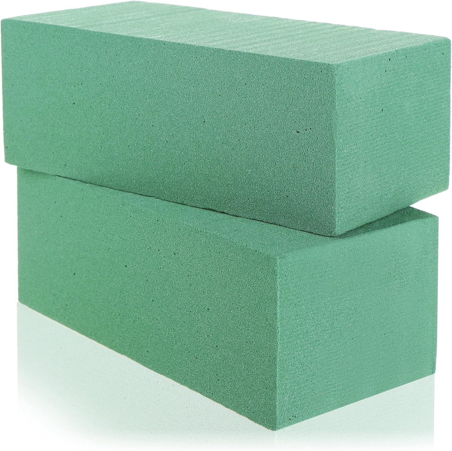 Thumbnail 6 de com-four® 3X Mousse de bouchage pour fleurs fraîches – 20 x 10 x 7 cm, vert (3 pièces)