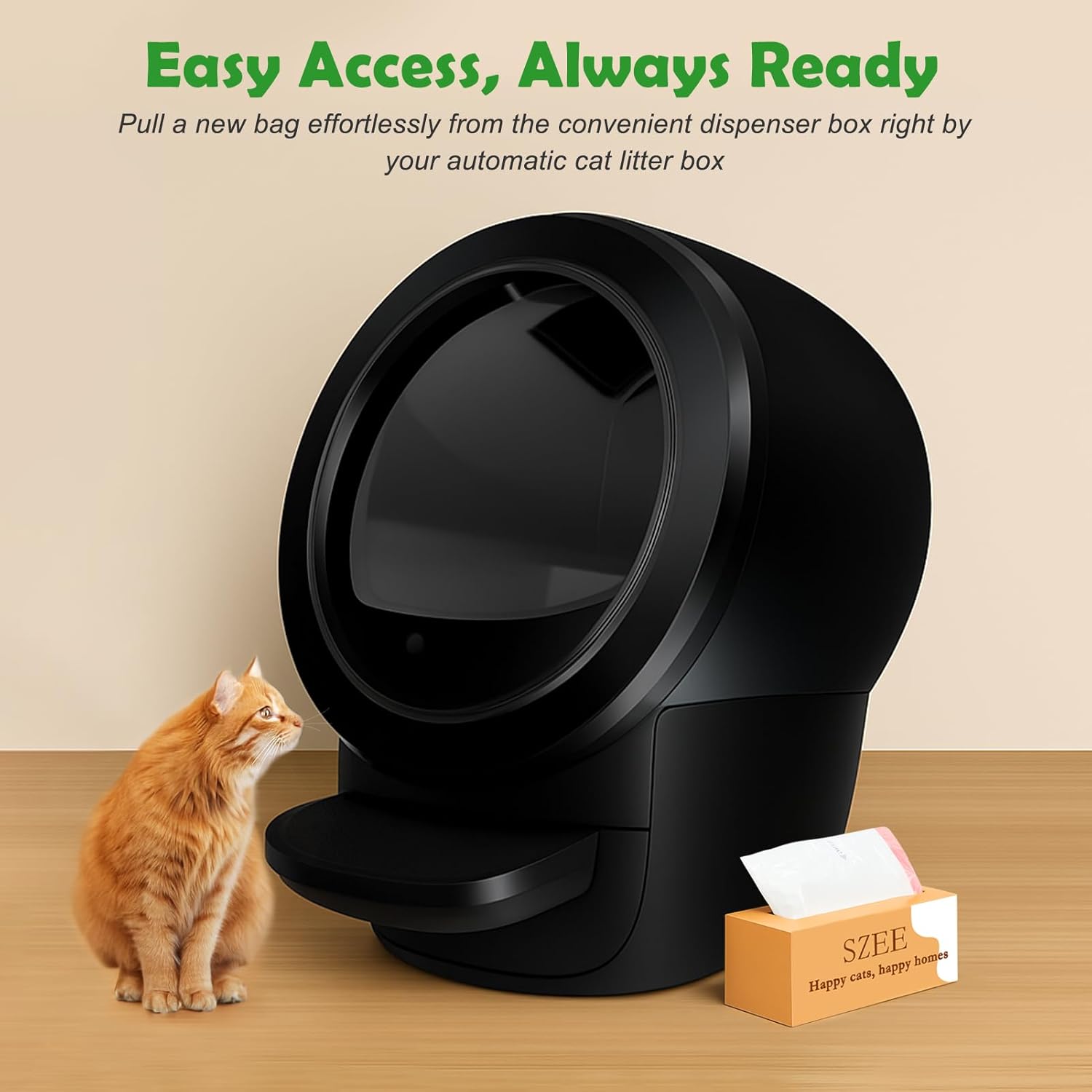 Thumbnail 6 de SZEE Large Self-Cleaning Cat Litter Tray Liners 20 🐱