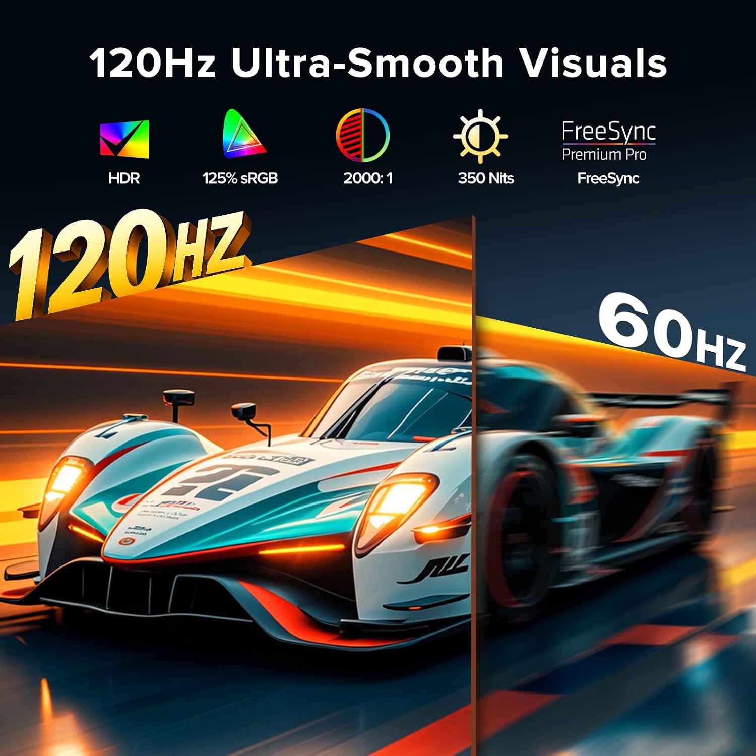 Detalle 2 de Newsoul Portable Gaming Monitor 18.5-Inch: 120Hz Full HD IPS on the Go