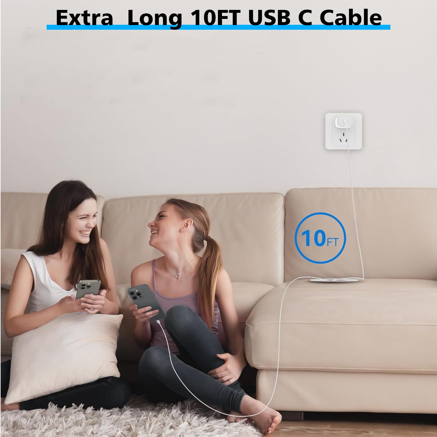Thumbnail 6 de Apple MFi 10ft USB‑C to USB‑C Cable 3‑Pack
