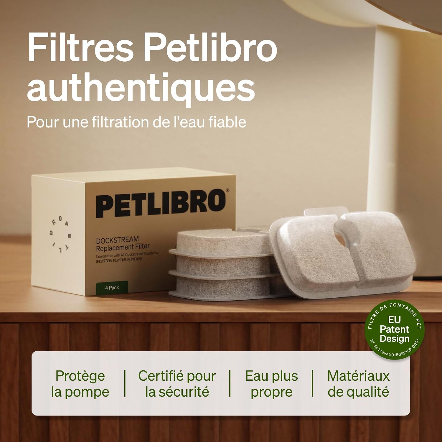 Thumbnail 6 de PETLIBRO Lot de 8 filtres pour Fontaine à Eau pour Chat – compatibles PLWF005, PLWF115 et PLWF105