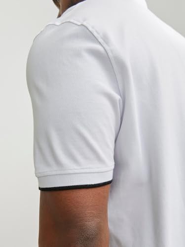 Thumbnail 6 de Jack & Jones JJepaulos Polo Ss Noos Pls Camiseta Hombre White Detail:ps 4XL