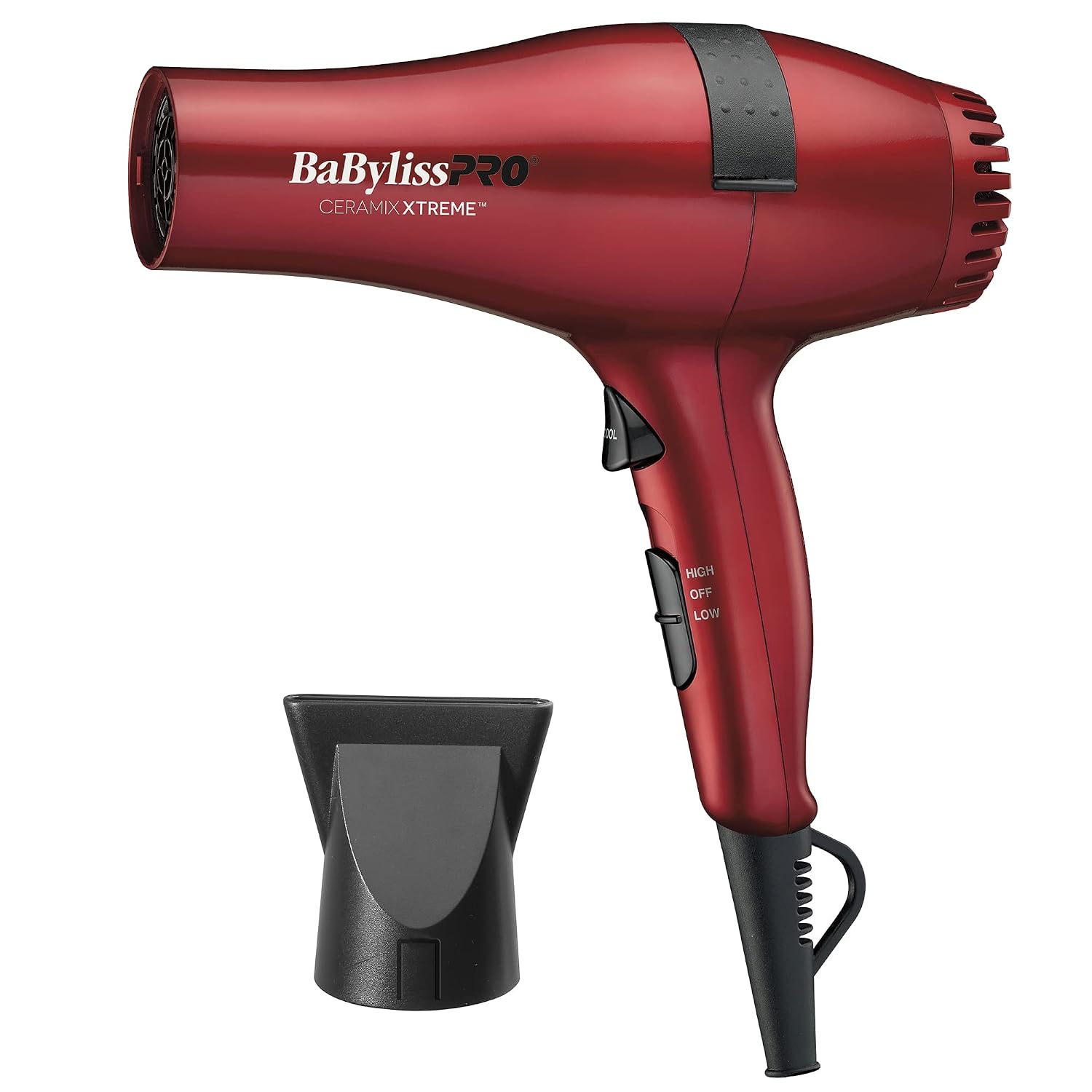 Detalle 2 de BaBylissPRO BAB5572NC Ceramix Xtreme Ceramic Hair Dryer, Red