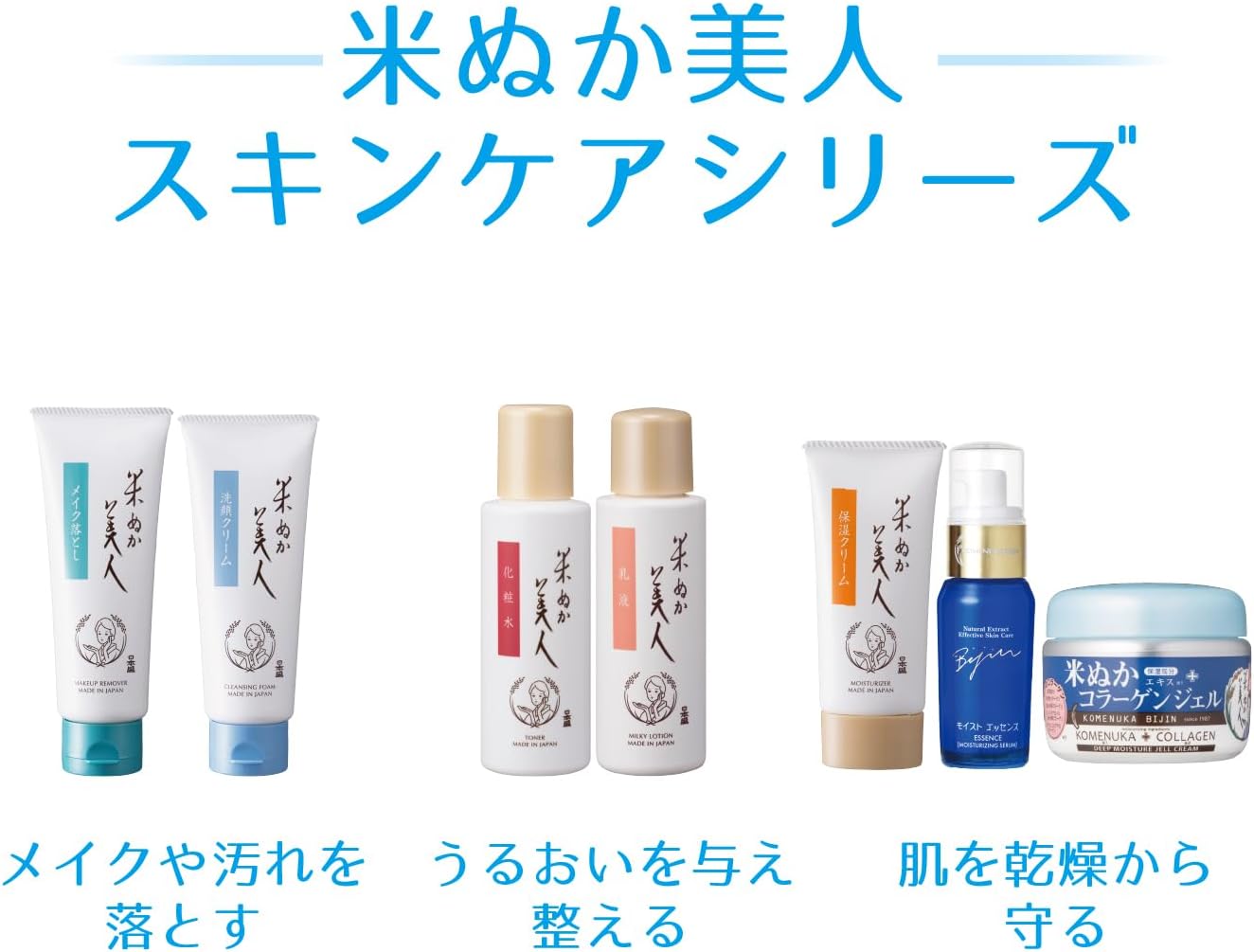 Detalle de 米ぬか美人 化粧水 120ml おまけ付き|米ぬかエキス・コメ発酵液配合