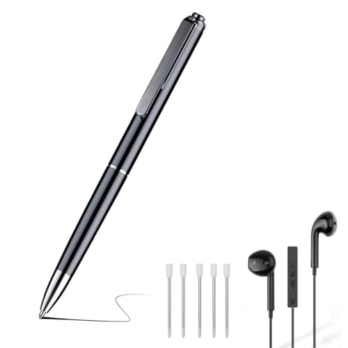 Penna Registratore Vocale 64GB HD by H+Y — Registrazione discreta e affidabile per conferenze e interviste