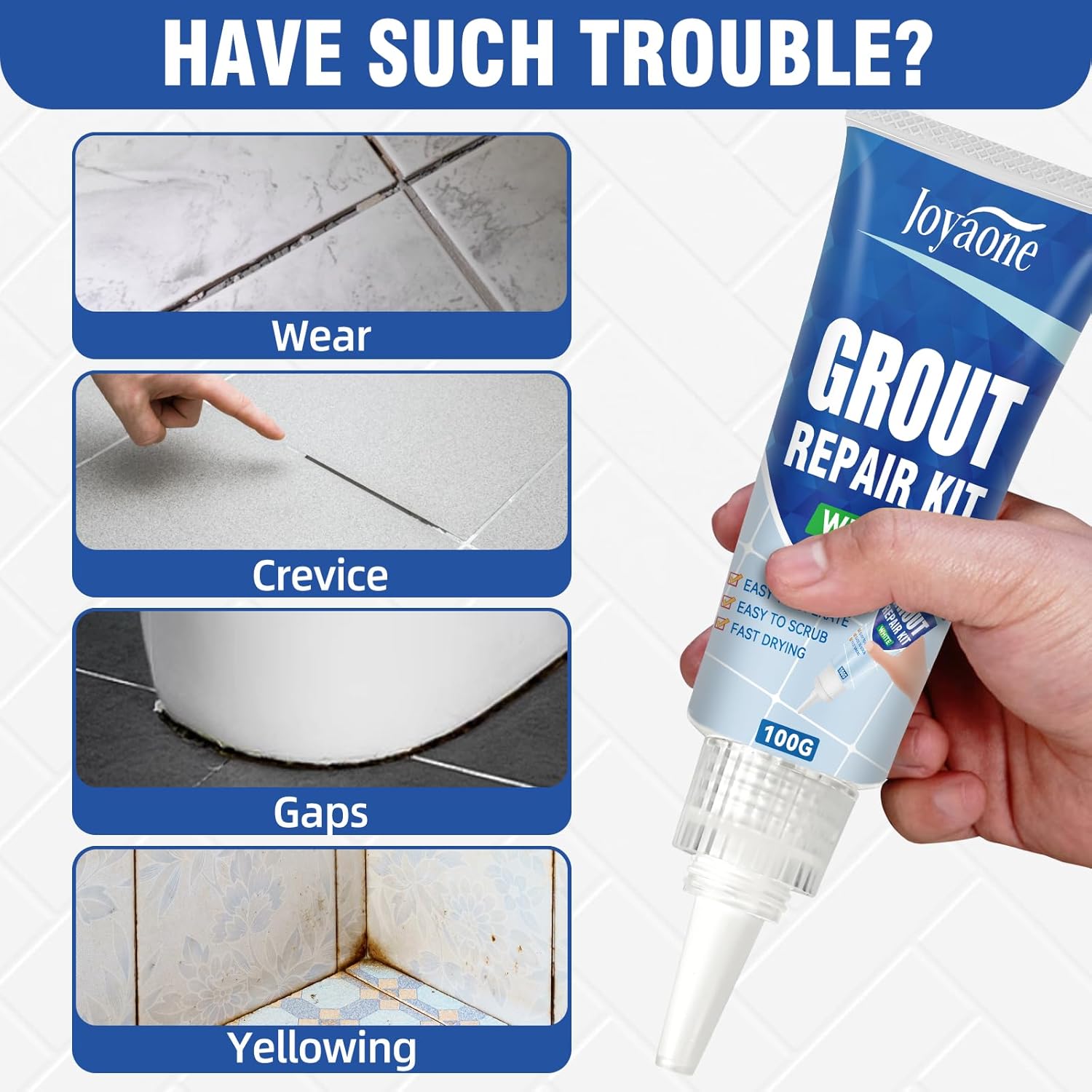 Detalle de Tile Grout Repair Kit 100g grout pen