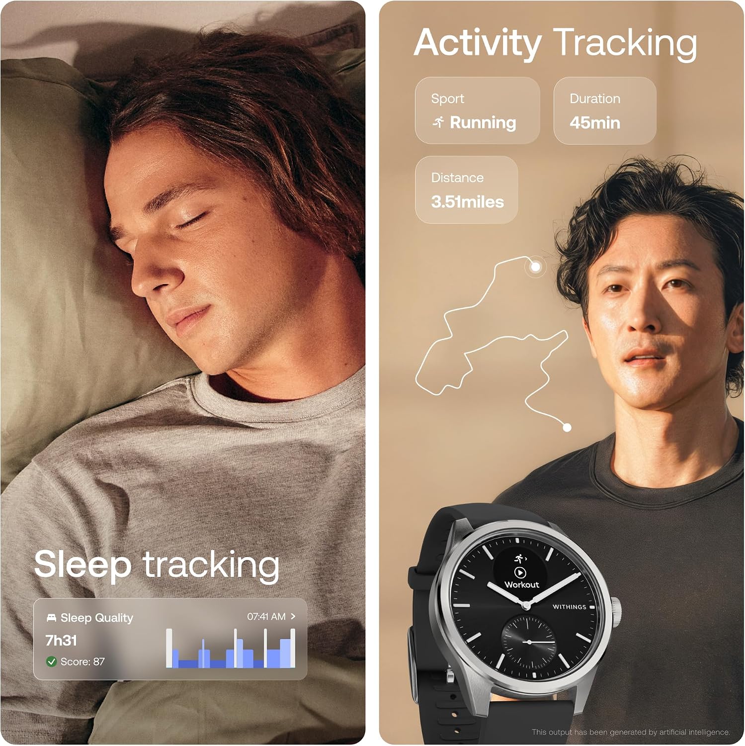 Thumbnail 4 de Withings ScanWatch 2 Hybrid Smartwatch 35‑Day Battery