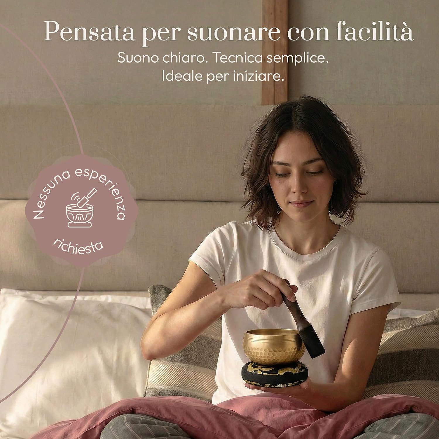 Thumbnail 1 de Silent Mind Campana Tibetana – Set Completo Artigianale di Silenzio e Armonia