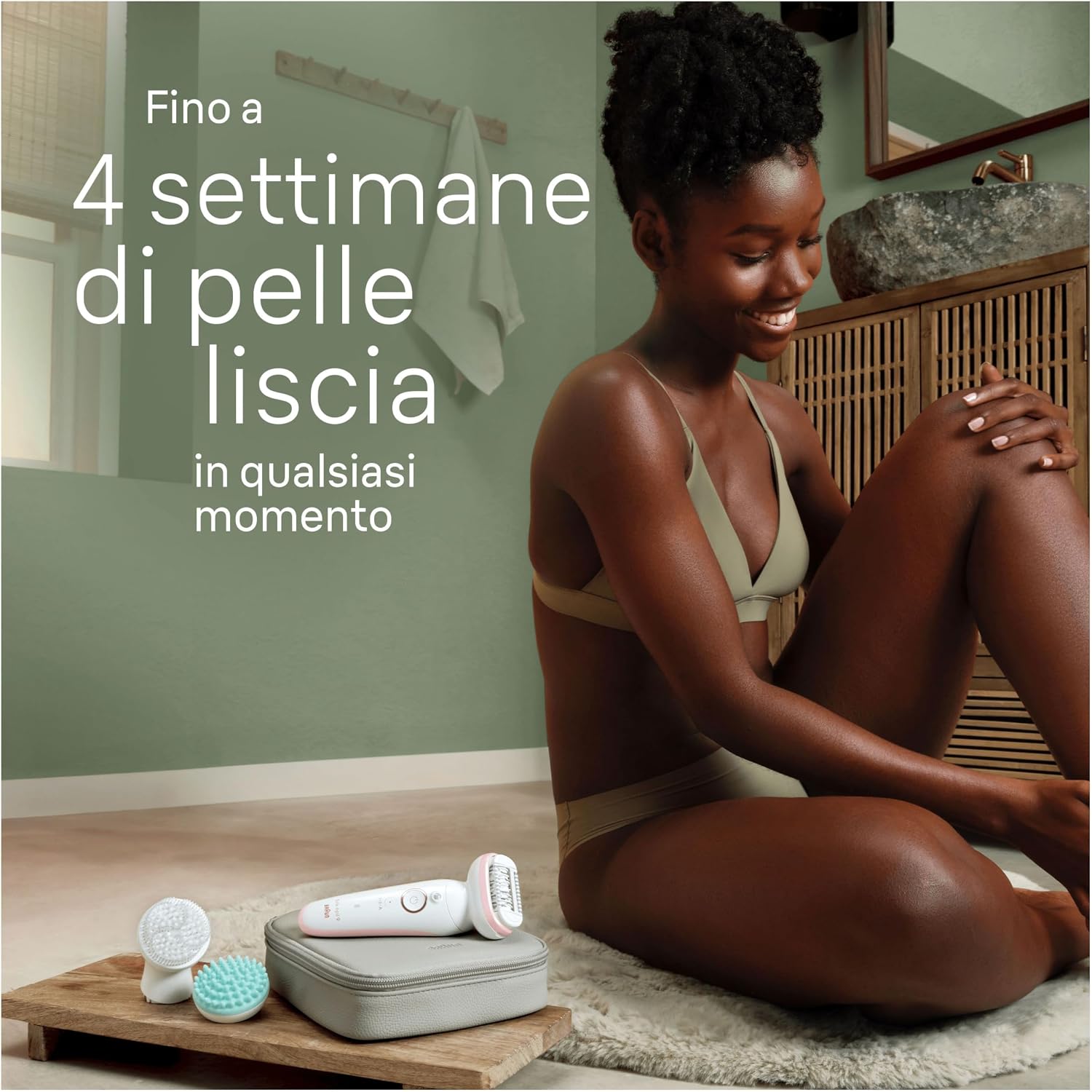 Detalle 2 de Braun Silk-épil 9 SkinSpa 9-080 Depilatore donna