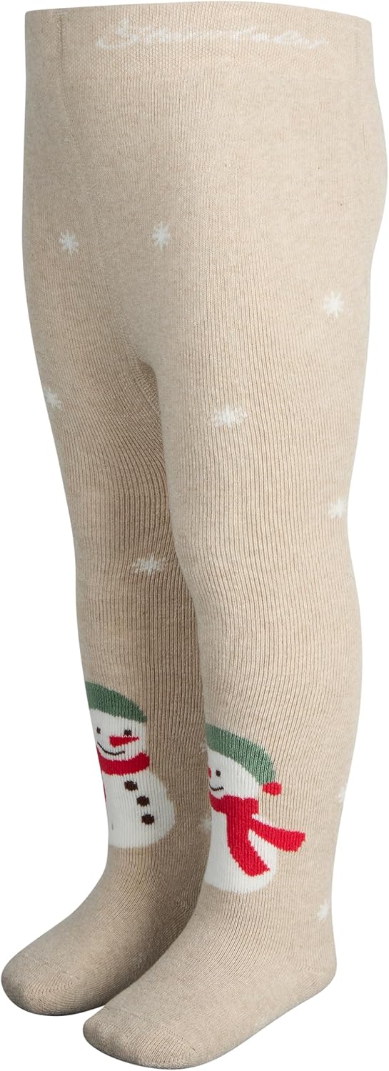Thumbnail 2 de Sterntaler Unisex Strumpfhose Schneemann – Innenfrottee, Weihnachtsmotiv (1er Pack)