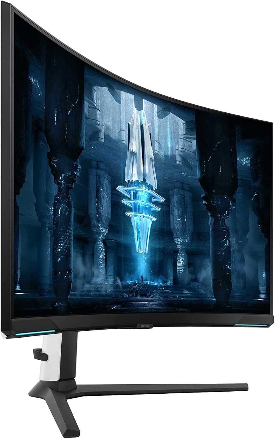 Detalle 2 de Samsung Odyssey Neo Quantum Mini LED 32" G85NB: A curved 4K gaming monitor for immersive performance