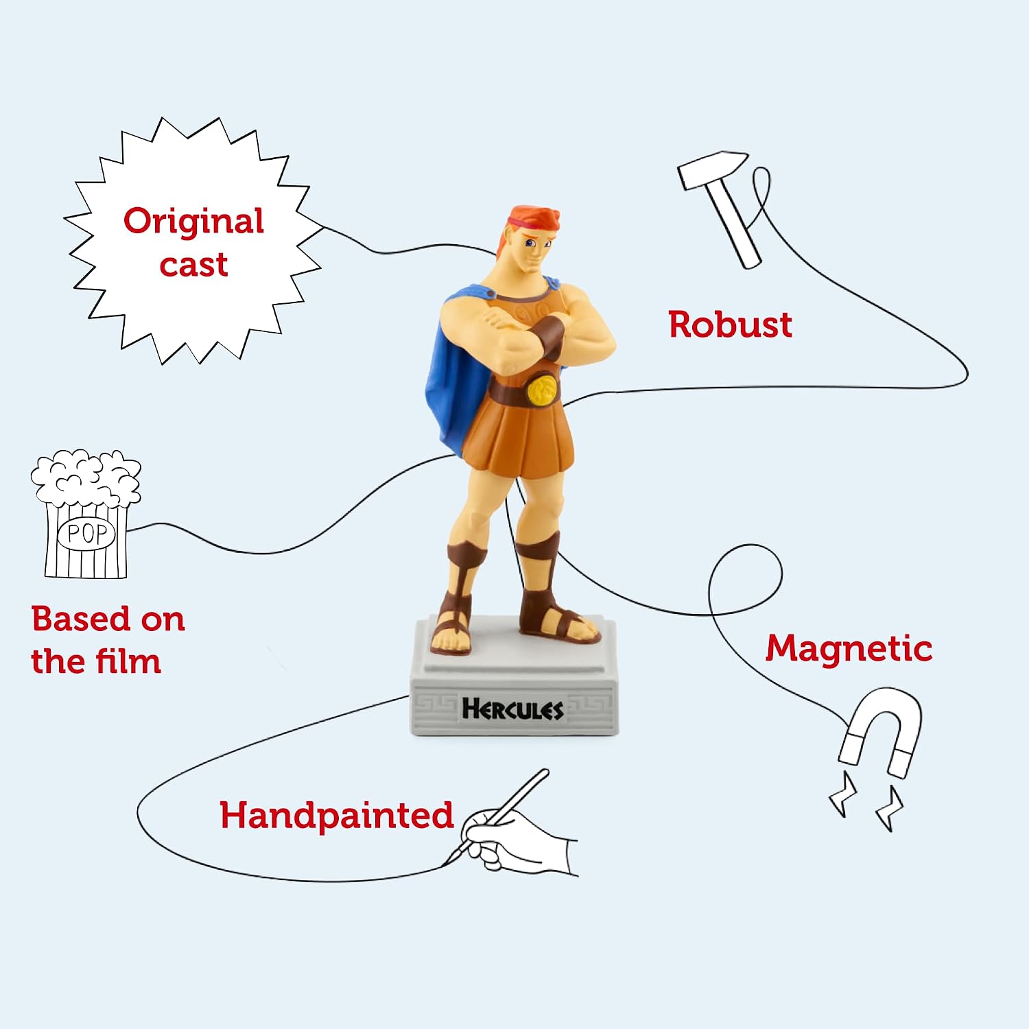 Thumbnail 2 de tonies Disney Hercules audio character for Toniebox (ages 3+, 10002052)