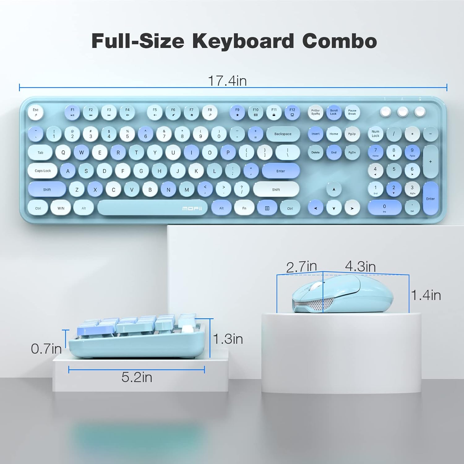 Thumbnail 6 de MOFII Wireless Keyboard Combo 2.4GHz ⌨