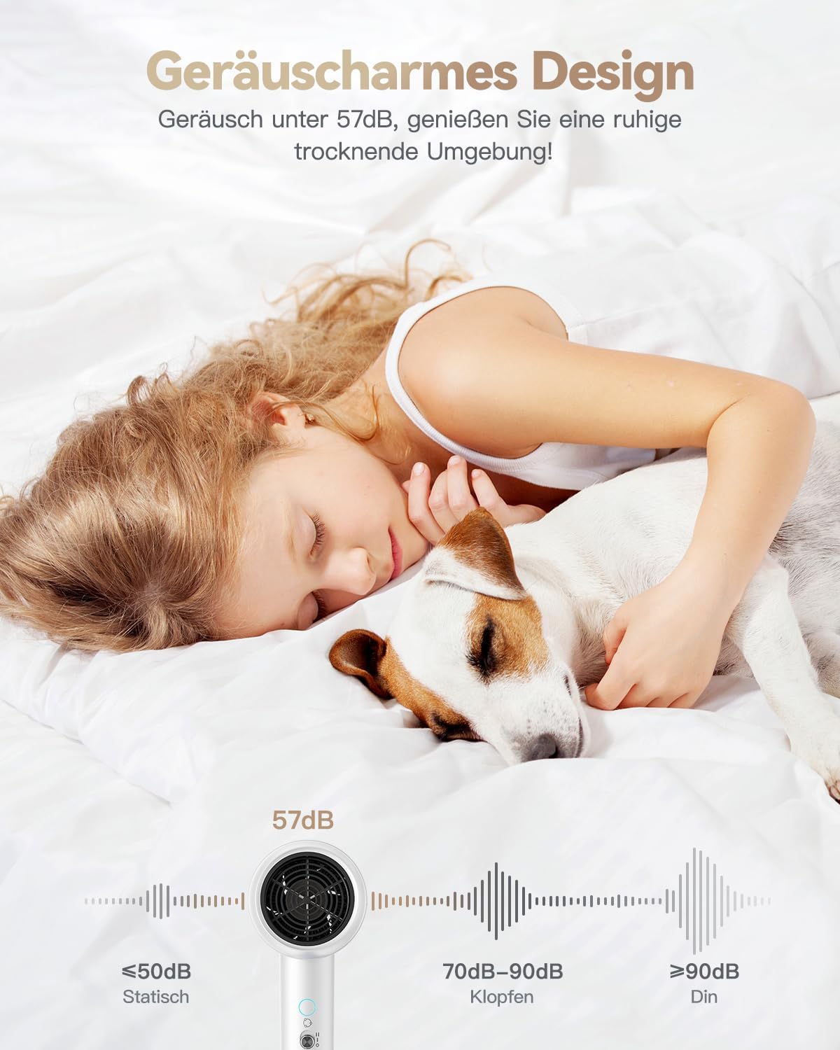 Thumbnail 6 de DEWILY Ionen Föhn 1800W mit Diffusor