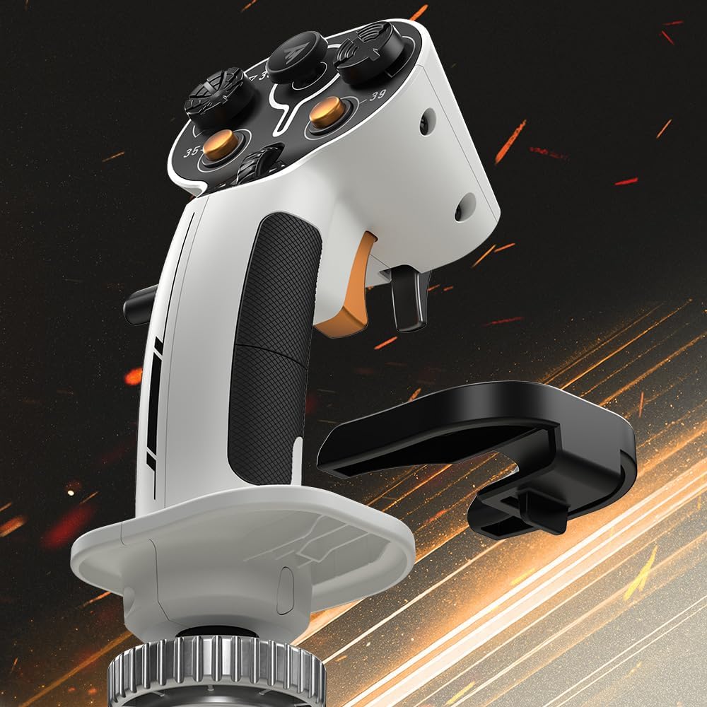Thumbnail 3 de Thrustmaster Sol-R 1 Flightstick: joystick ambidestro per PC, esplorazione spaziale e combattimenti