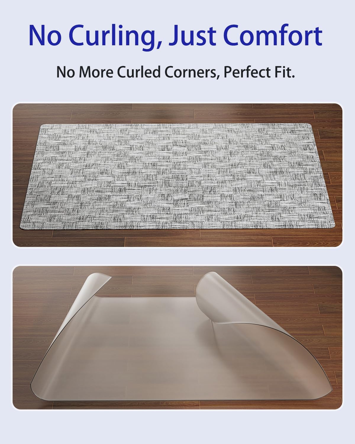 Thumbnail 5 de Delamu 30"×48" Office Chair Mat for Hardwood Floors