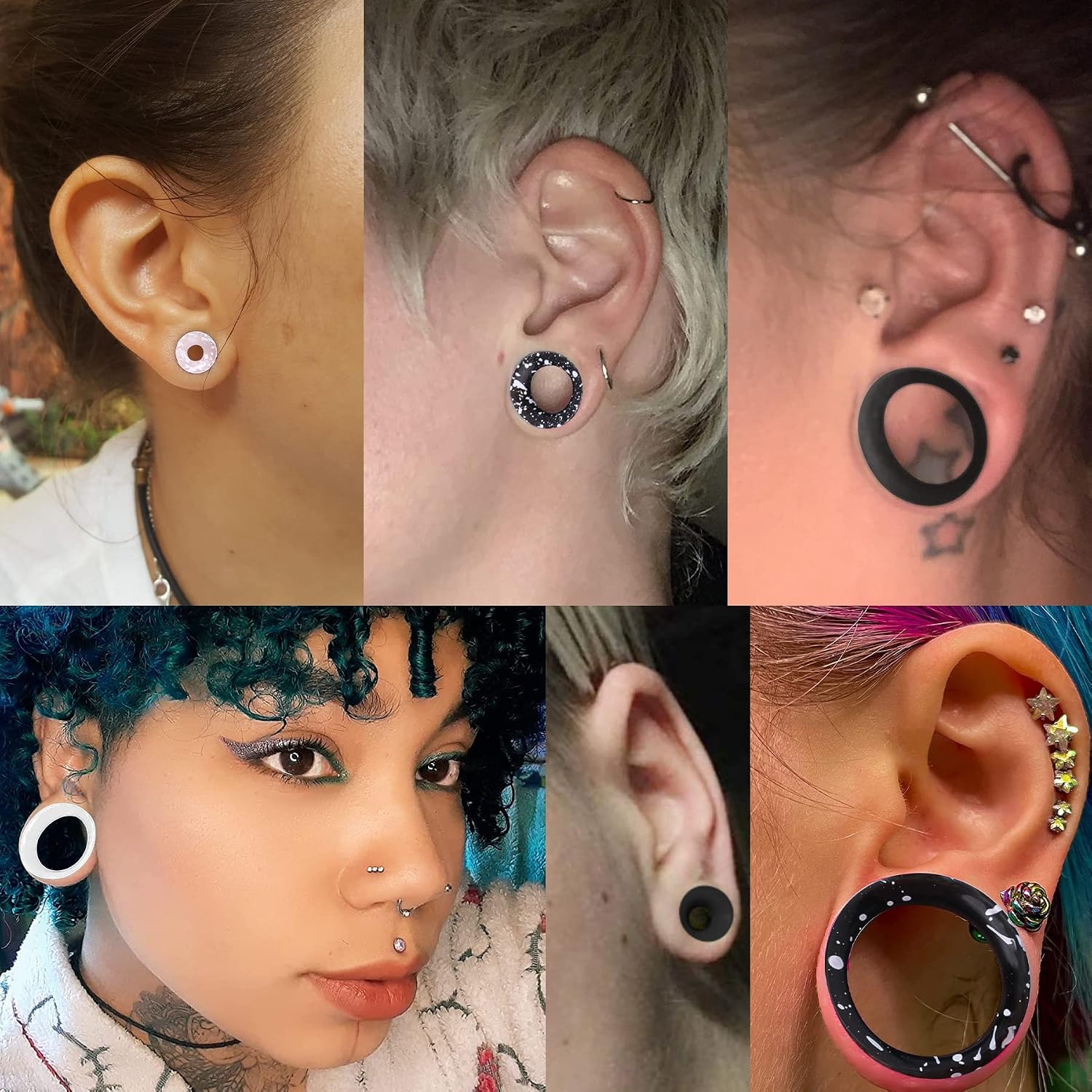 Detalle de OUFER Silicone Ear Gauges