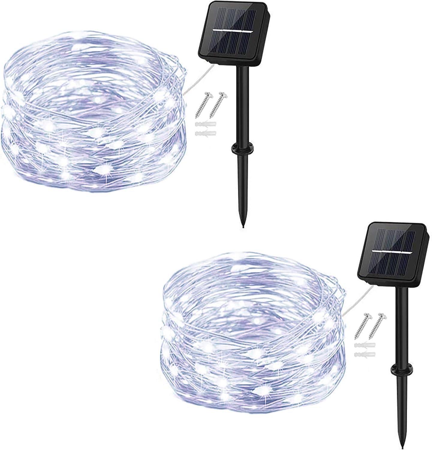 Thumbnail 6 de cshare Solar Lichterkette Außen 50 LED 5 m Warmweiß
