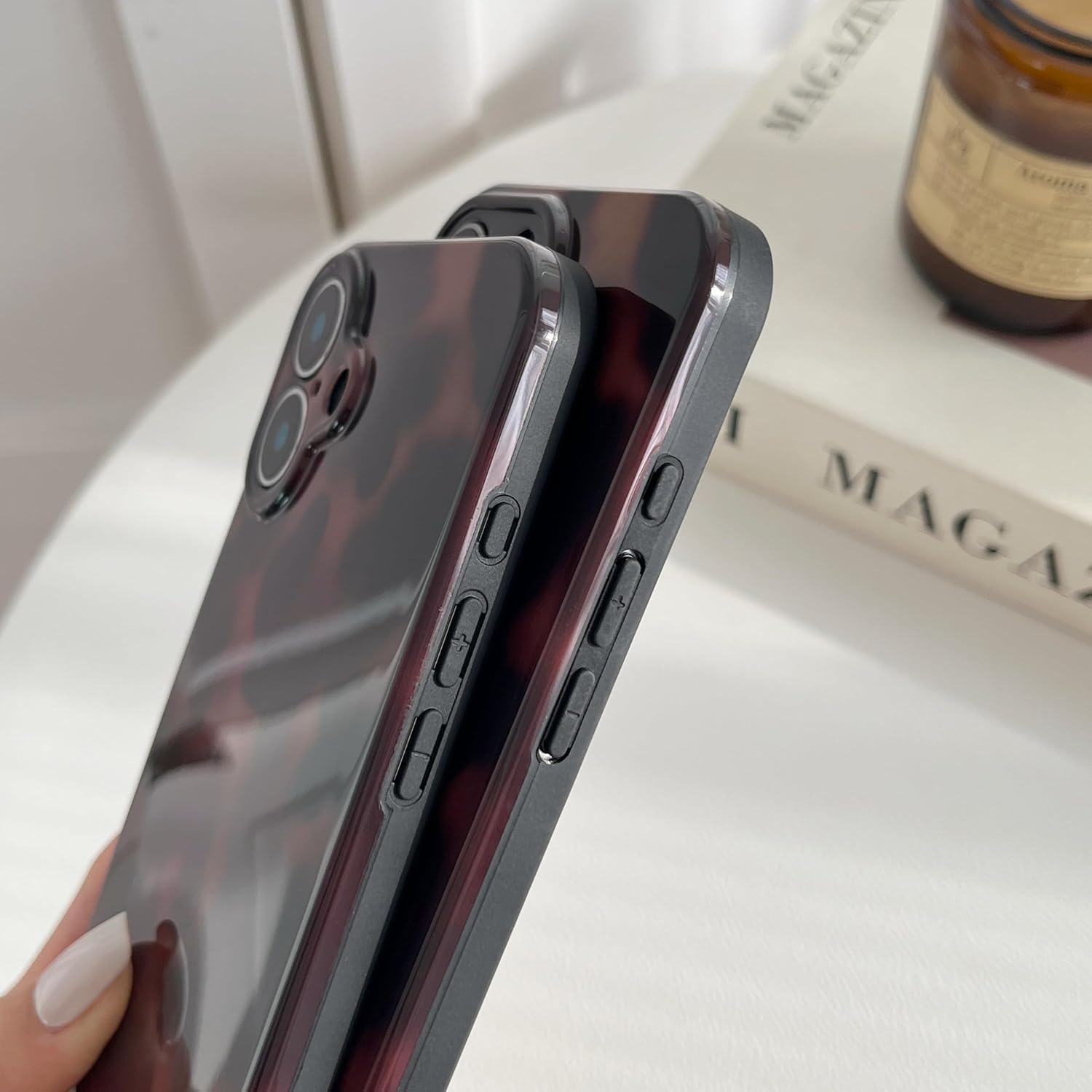 Thumbnail 2 de TQLGY iPhone 16 Plus Case Leopard Brown