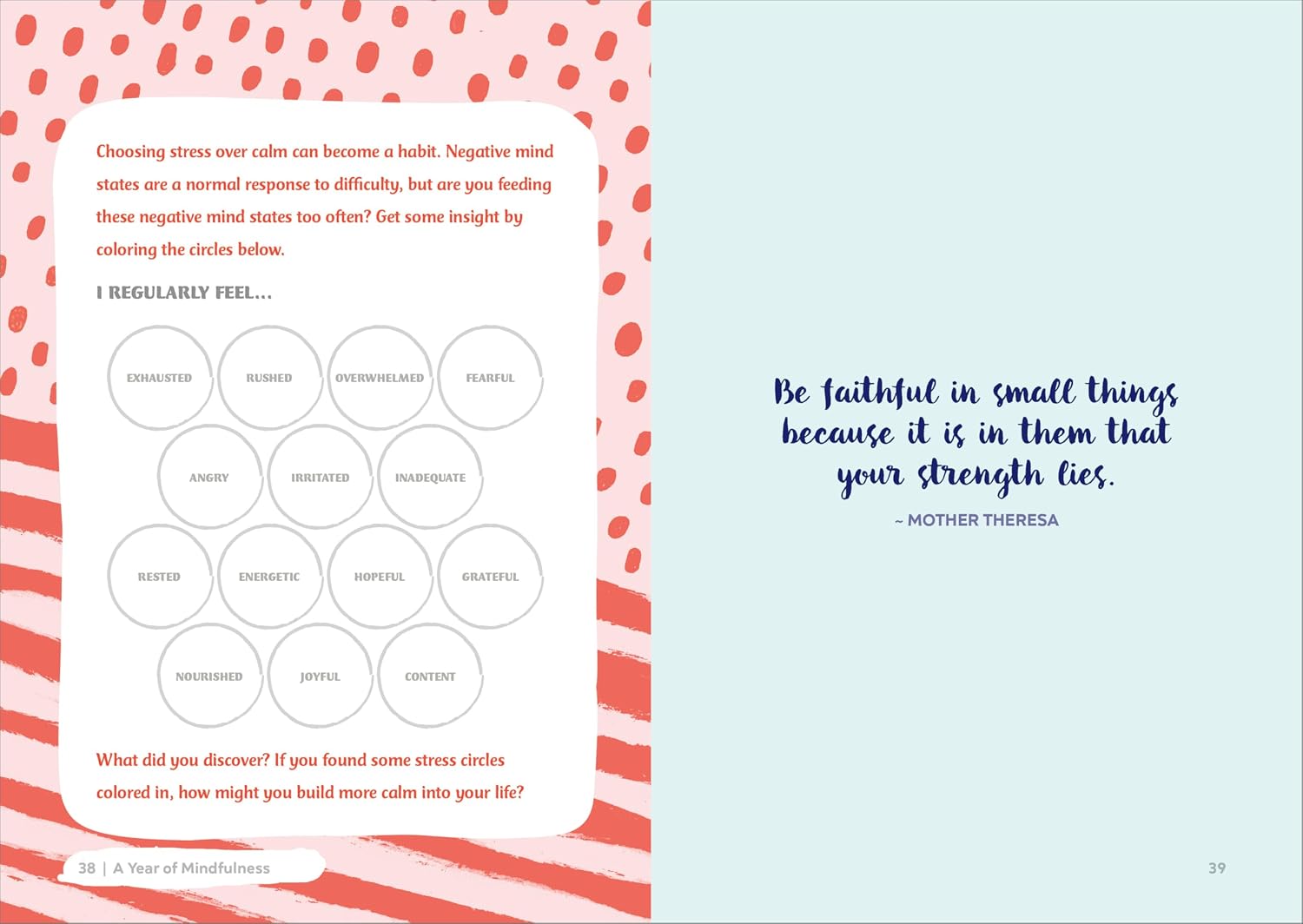 Detalle de A Year of Mindfulness: A 52-Week Guided Journal to Cultivate Peace and Presence