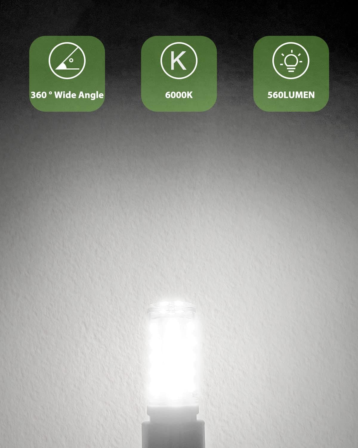 Detalle 2 de G9 LED Bulb 5W 560lm 6000K