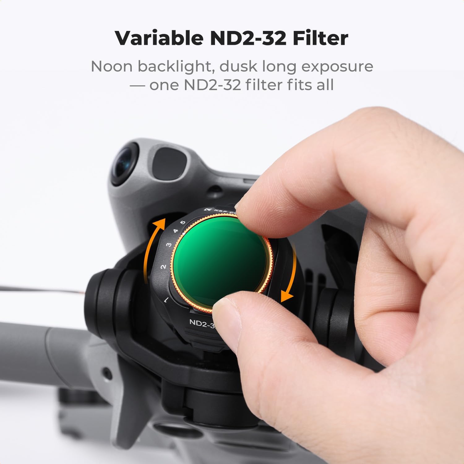Thumbnail 3 de K&F Concept Variable ND2-32 Filter for DJI Mini 5 Pro