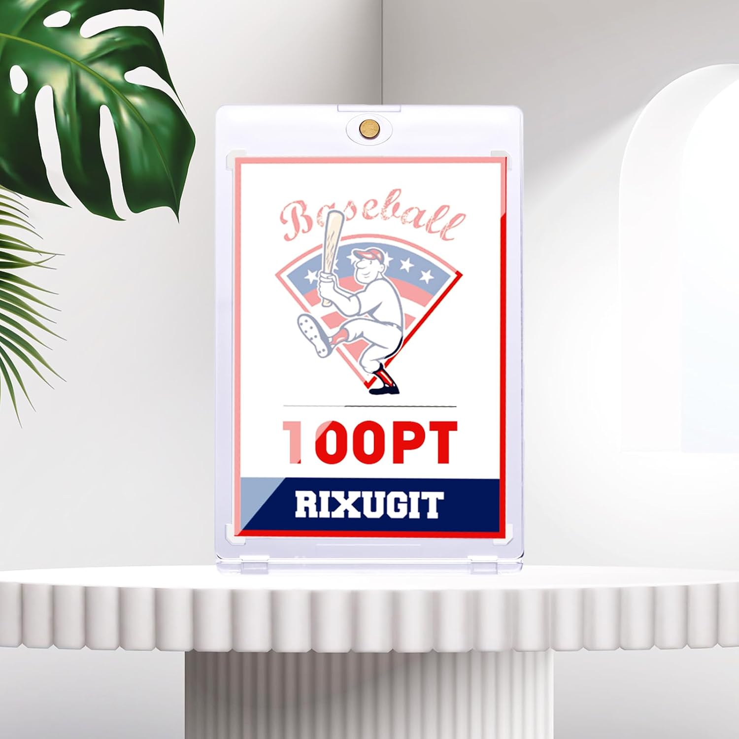 Detalle 2 de 20-Pack 100pt One Touch Magnetic Card Holders (Magnetic Baseball Card Holders) with UV Protection