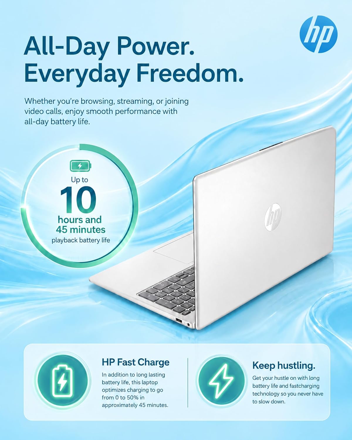 Thumbnail 6 de HP Touchscreen Laptop, Ryzen 7 7730U