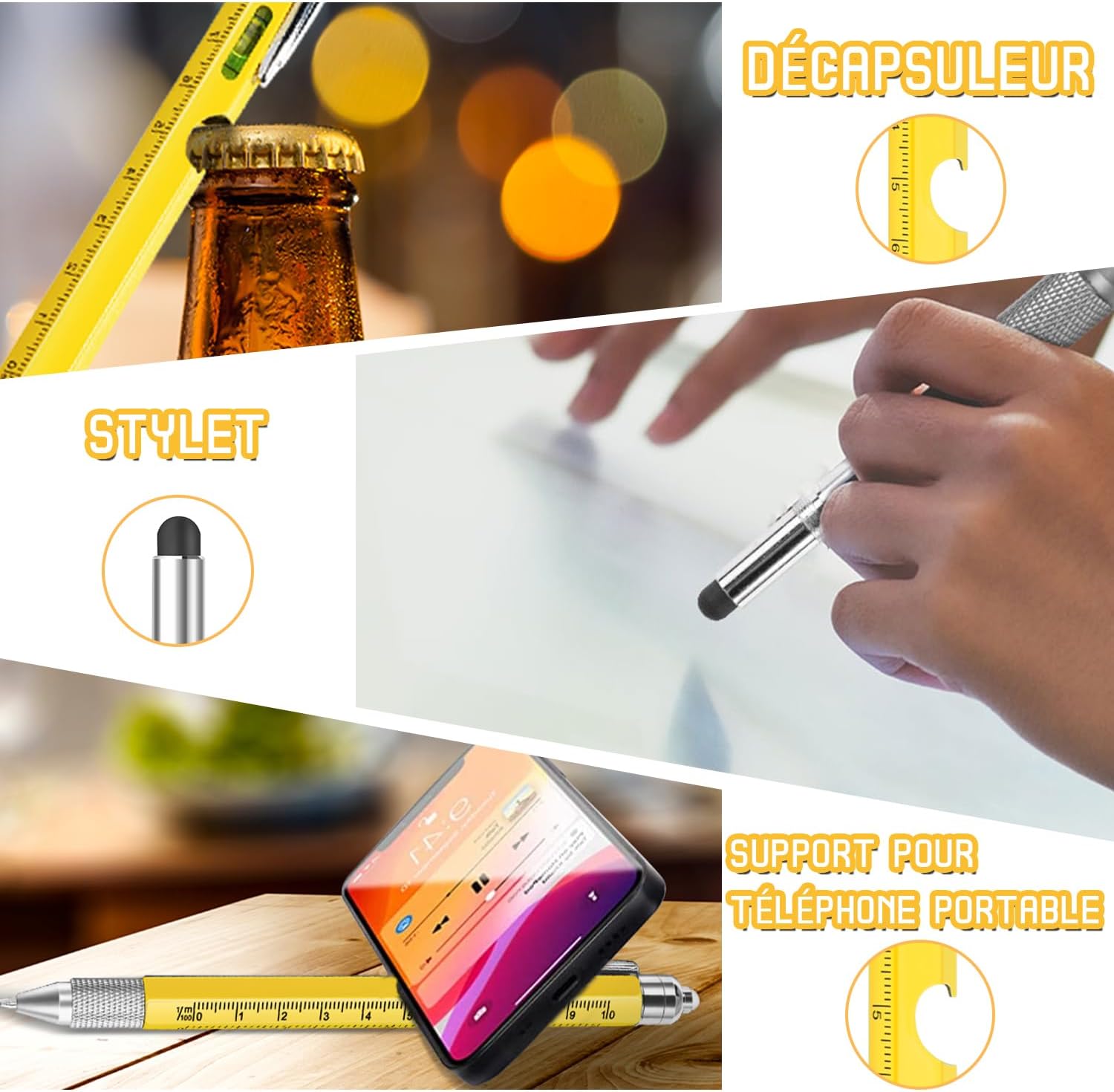 Thumbnail 5 de Maqhpu Stylo multifonction 9 en 1 ✒️