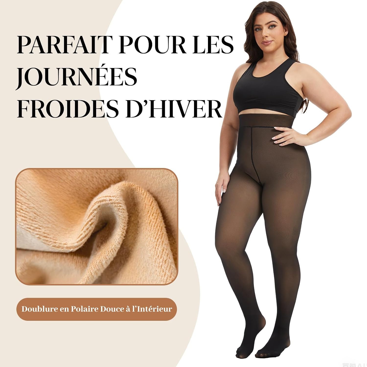 Detalle 2 de ZAKASA Collant Polaire 220G Grande Taille