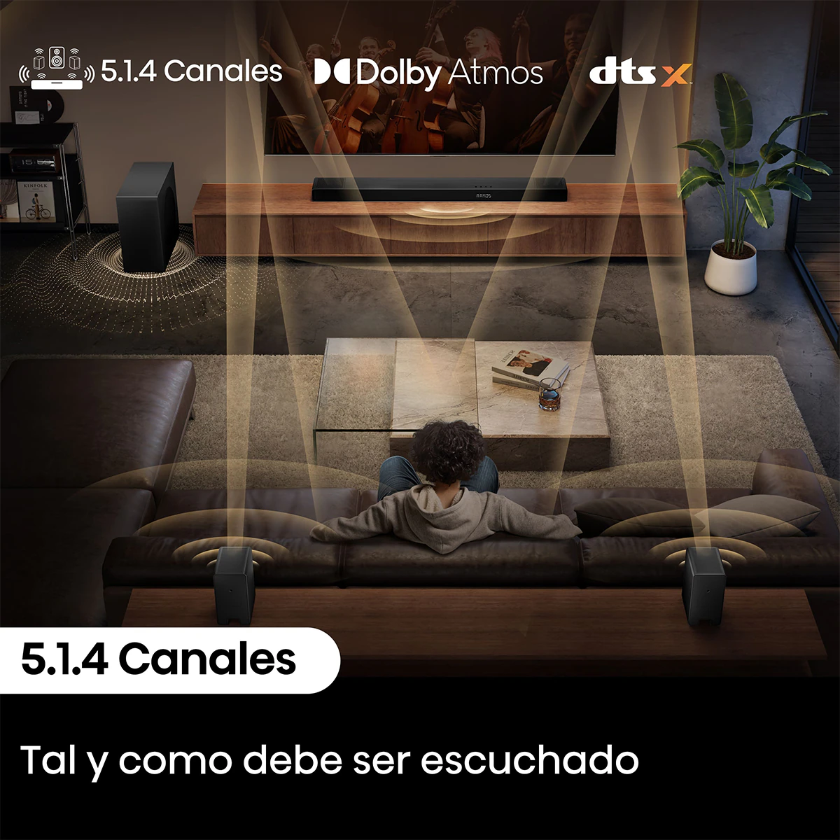 Thumbnail 4 de Hisense AX-5140Q Barra de sonido Dolby Atmos 600 W