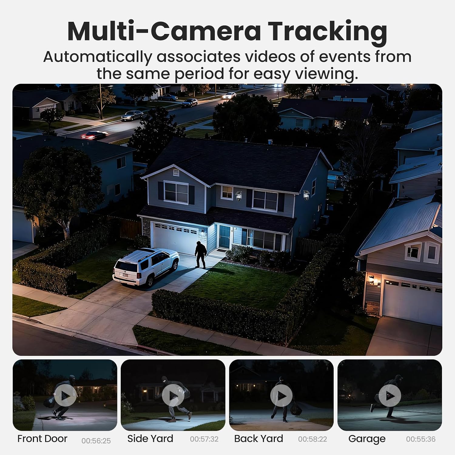 Thumbnail 6 de SOLIOM 4-Cam Kit 8MP Wireless Outdoor Cameras