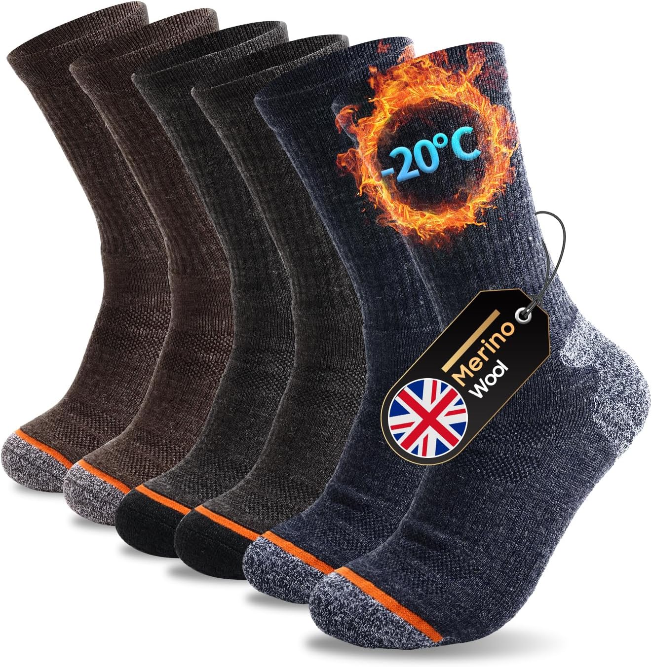 Thumbnail 4 de kaciixaa Merino Wool Socks 3 Pairs