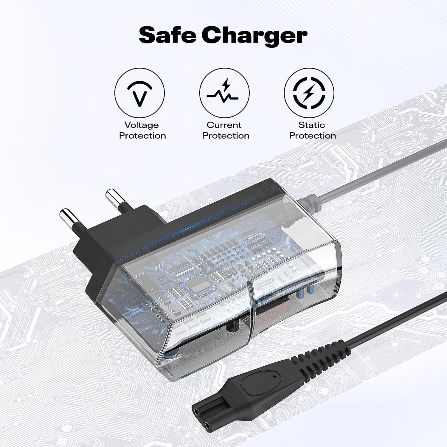 Thumbnail 3 de GlasFlength cargador afeitadora Philips HQ8505 15V