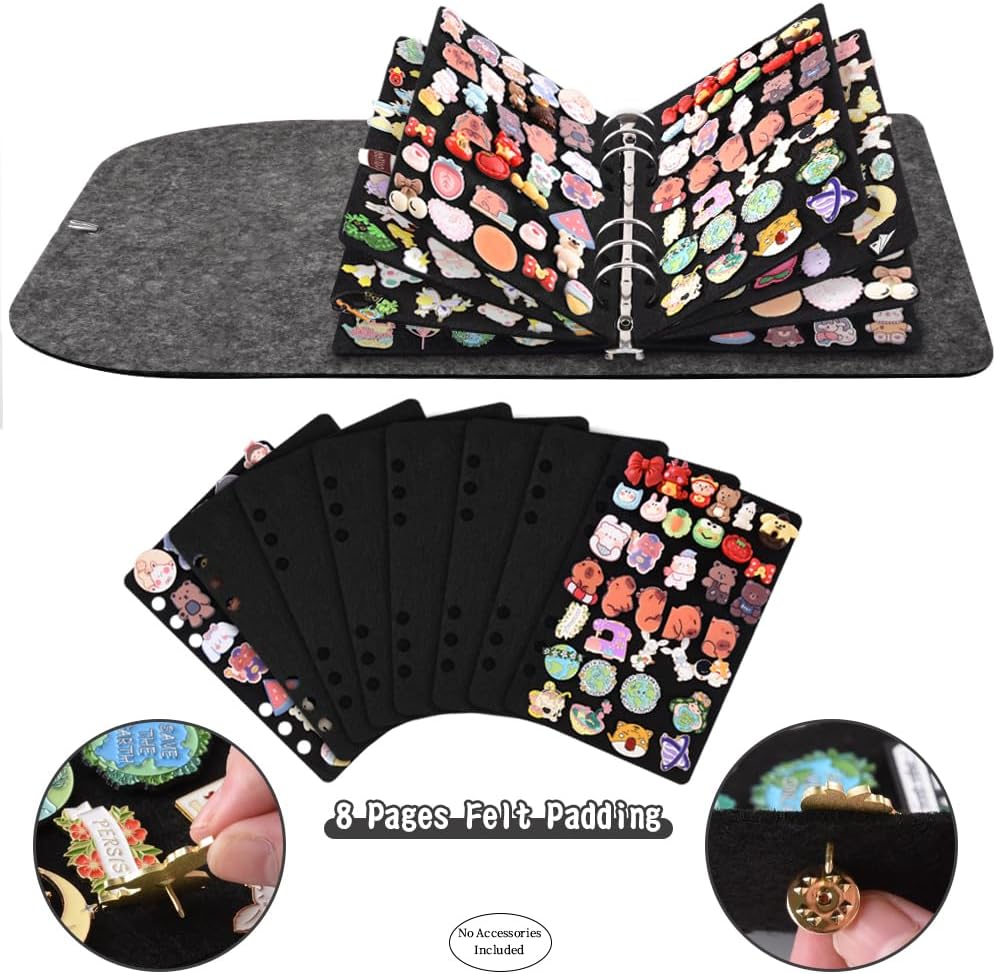 Detalle 2 de Mifuner A5 Enamel Pin Display Book