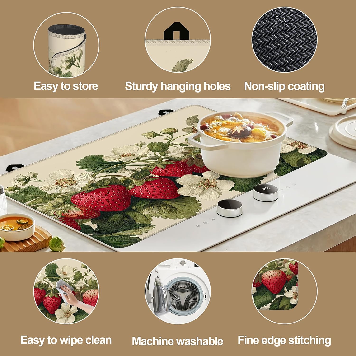 Detalle 1 de Electric Stove Top Cover Protector 28.5" x 20.5