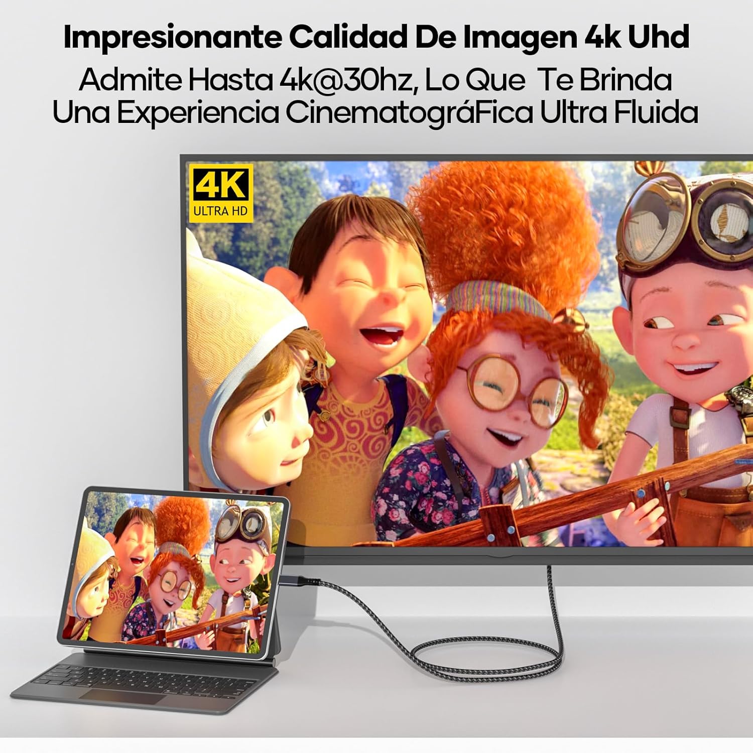 Thumbnail 3 de Sewowibo USB C HDMI 4K 1,8 m