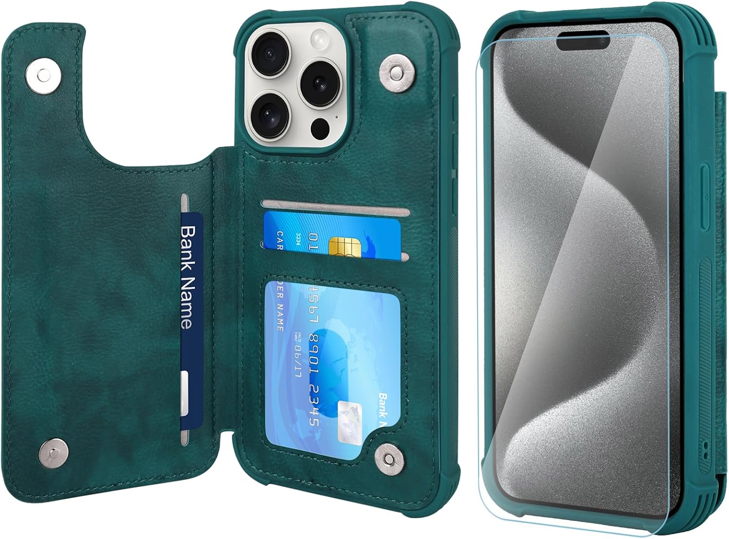 Detalle de VANAVAGY Wallet Case for iPhone 15 Pro