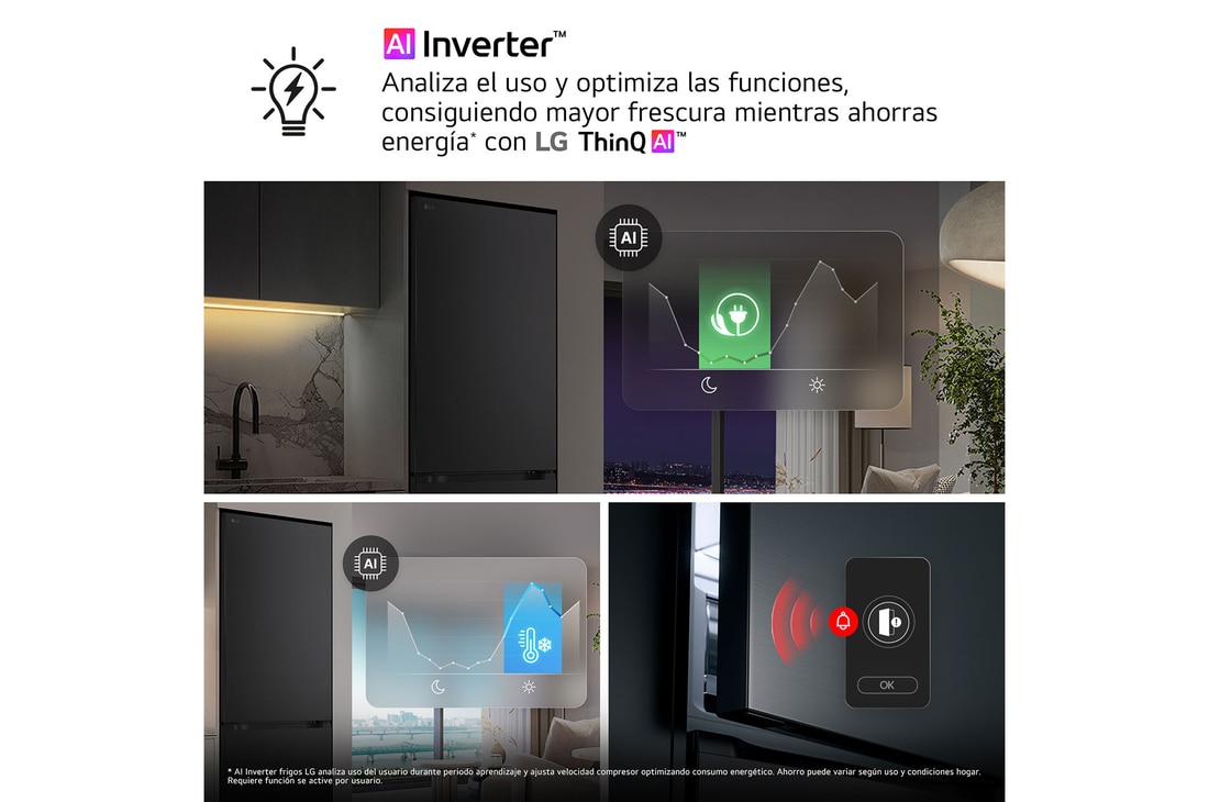 Thumbnail 5 de LG GBBW726AMB Frigorífico Combi DoorCooling+ 465 L
